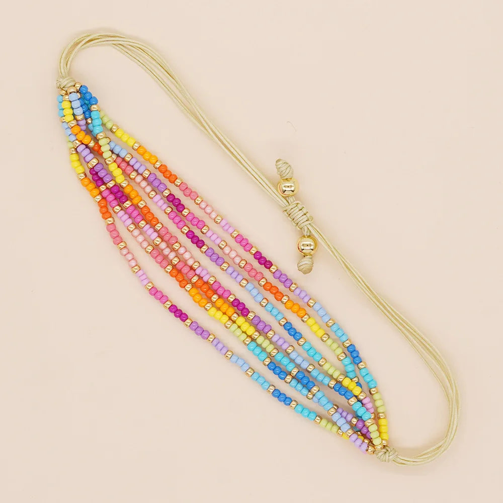 Bracelet Miyuki Multicouches stylé
