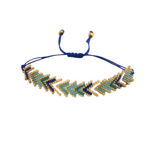 Bracelet Miyuki Point de brique design