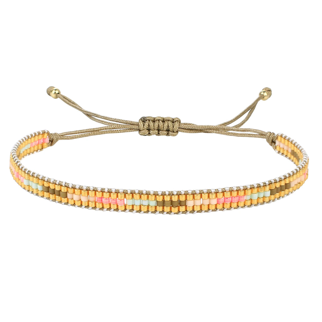 Bracelet Miyuki Tila Bohème multicolore chic