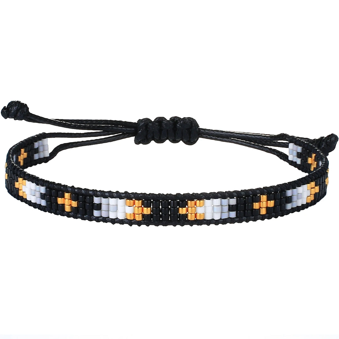 Bracelet Miyuki Tila Bohème multicolore élégant