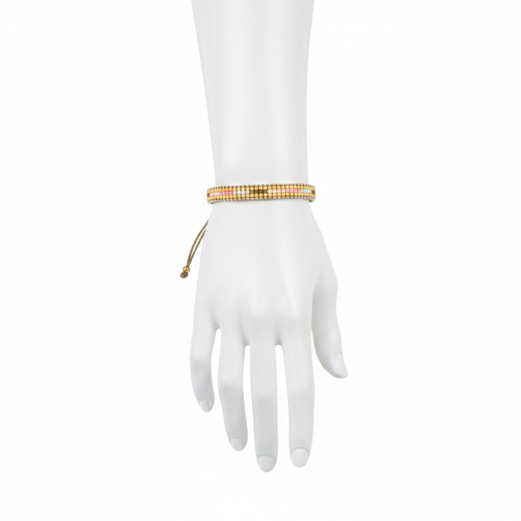 Bracelet Miyuki Tila Bohème multicolore stylé
