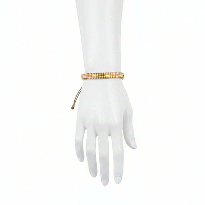Bracelet Miyuki Tila Bohème multicolore stylé
