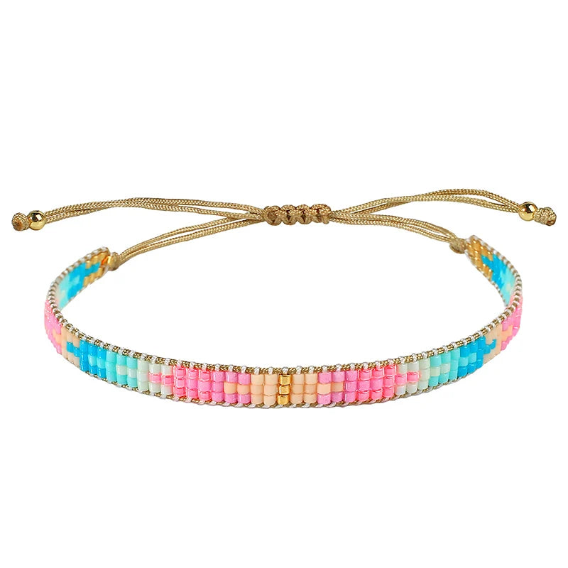 Bracelet Miyuki Tila Bohème multicolore  tendance