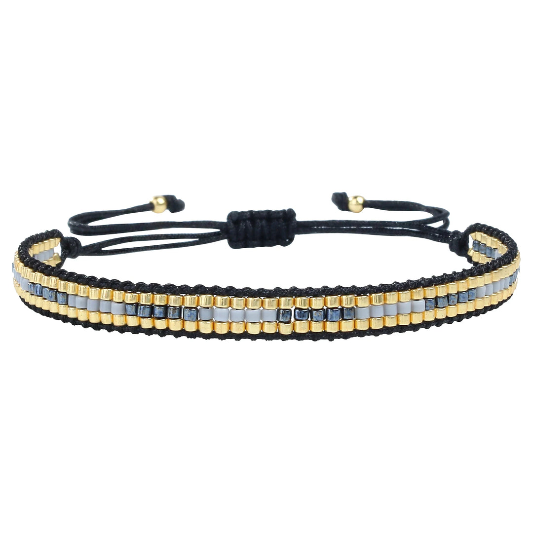 Bracelet Miyuki Tila Bohème multicolore  unique