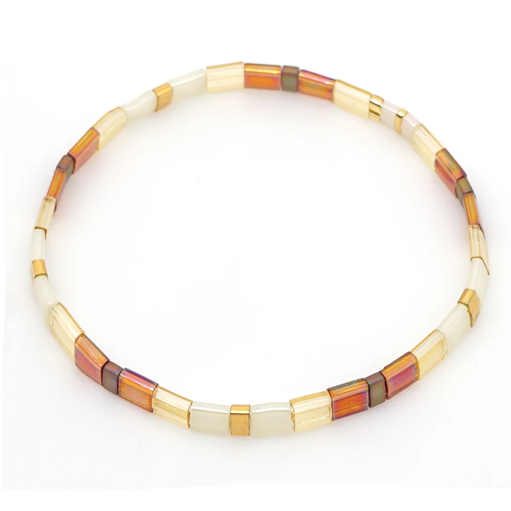Bracelet Miyuki Tila Colorés tendance