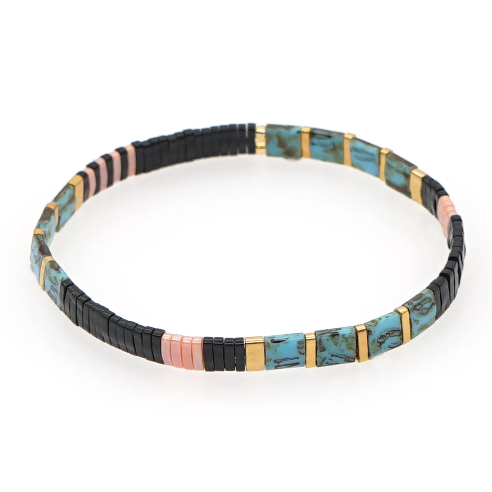 Bracelet Miyuki Tila Colorés unique