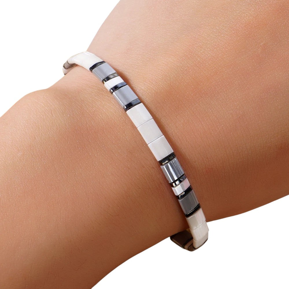 Bracelet Miyuki Tila Fantaisie unique