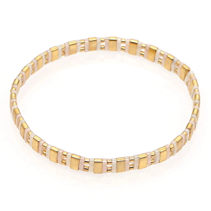 Bracelet Miyuki Tila Or chic