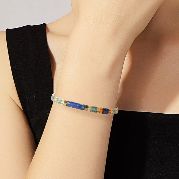 Bracelet Miyuki Tila Style Retro unique