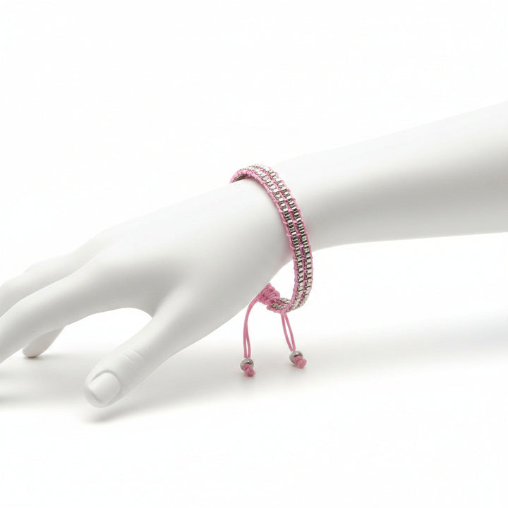 Bracelet Miyuki Tila Verre Tissé Camel tendance