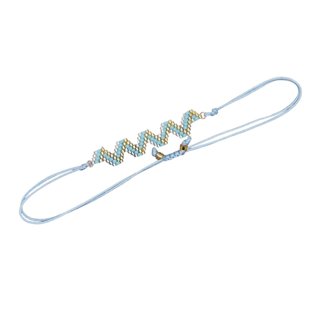 Bracelet Miyuki Tila  Zigzag unique