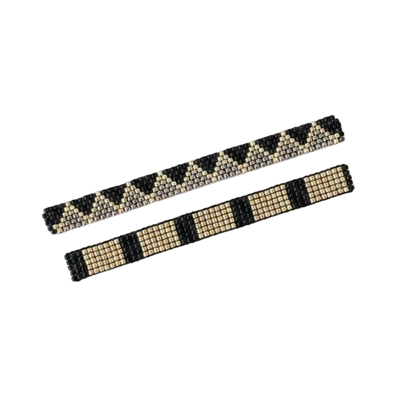 Bracelet Miyuki Tissé Dégradé en inox stylé