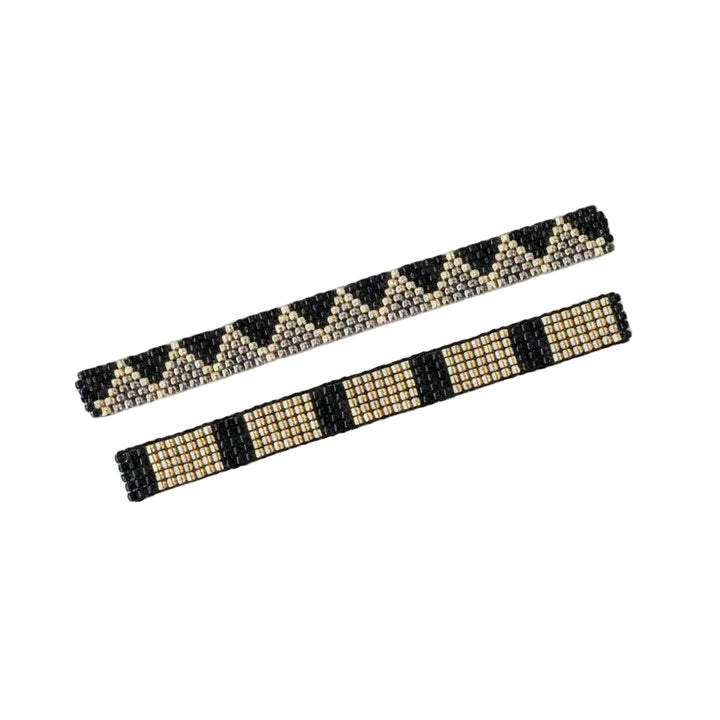 Bracelet Miyuki Tissé Dégradé en inox stylé