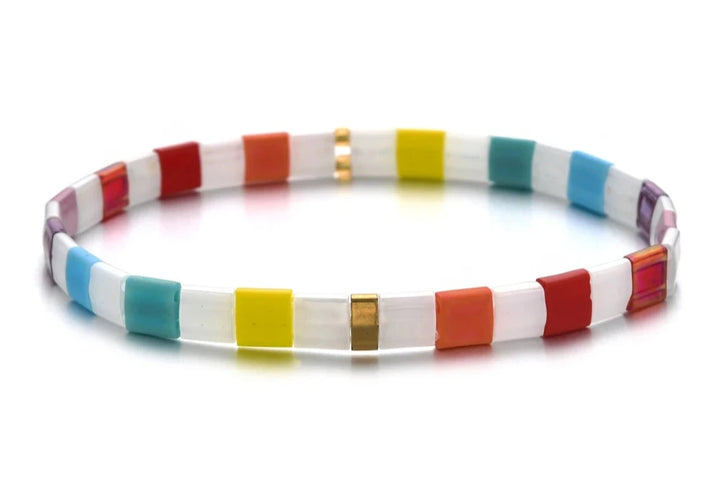 Bracelet Miyuki Verre de Cristal fluide