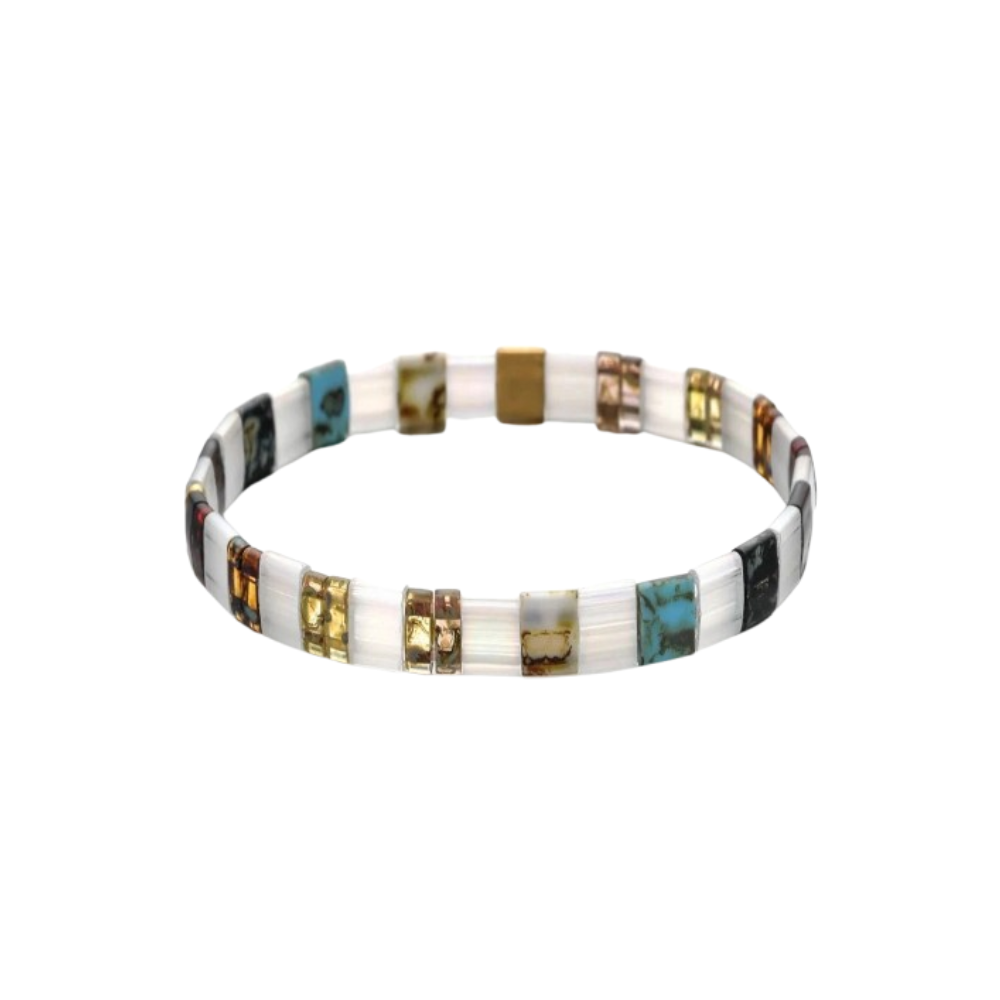 Bracelet Miyuki Verre de Cristal stylé