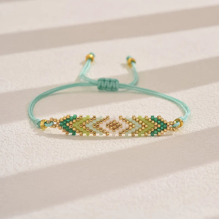 Bracelet Miyuki Vert