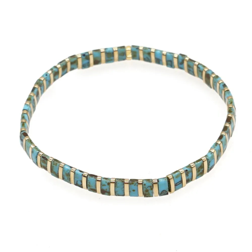 Bracelet Miyuki en perles de verre Tila élegante