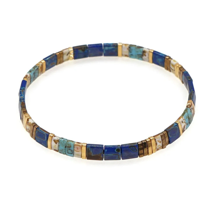Bracelet Miyuki en perles de verre Tila vintage