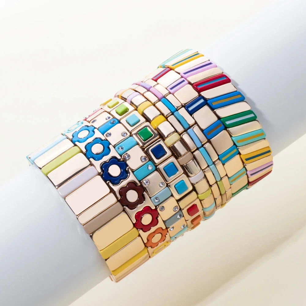 Bracelet Miyuki perles multiformes tendance