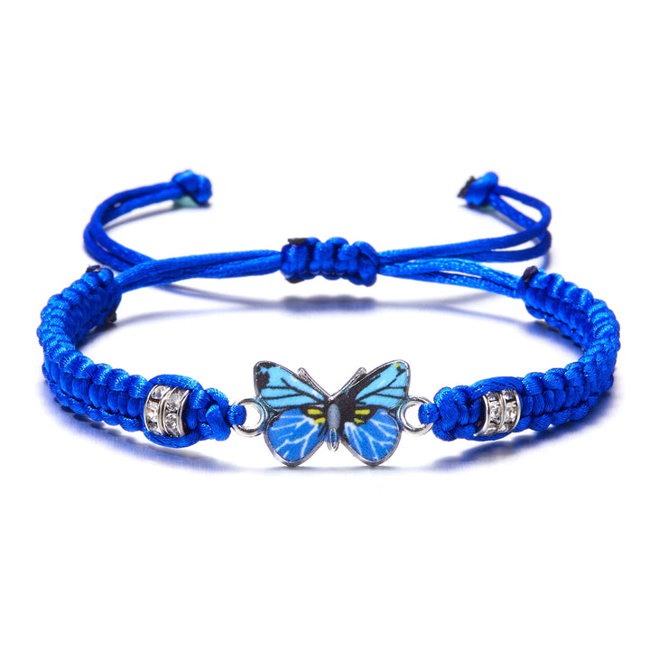 Bracelet japonais femme papillon bleu