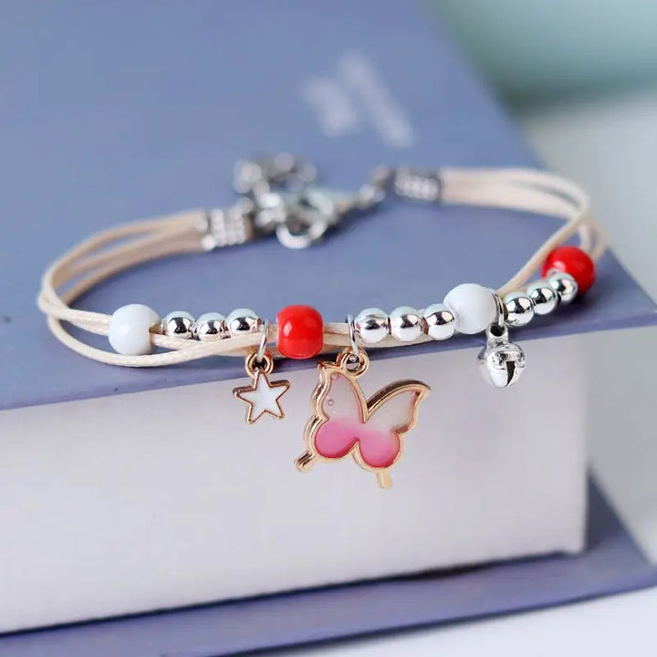 Bracelet japonais papillon coloré fahion