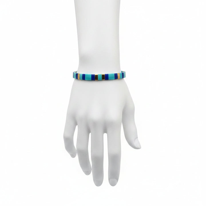 Bracelet miyuki bleu