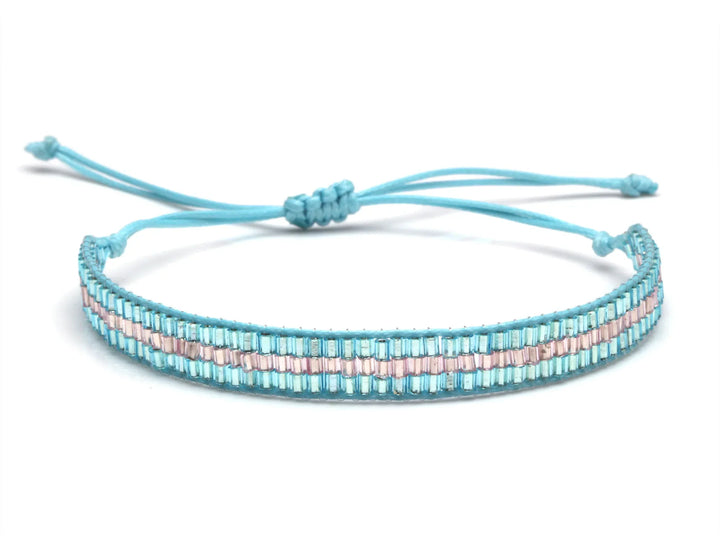 Bracelet miyuki homme bleu