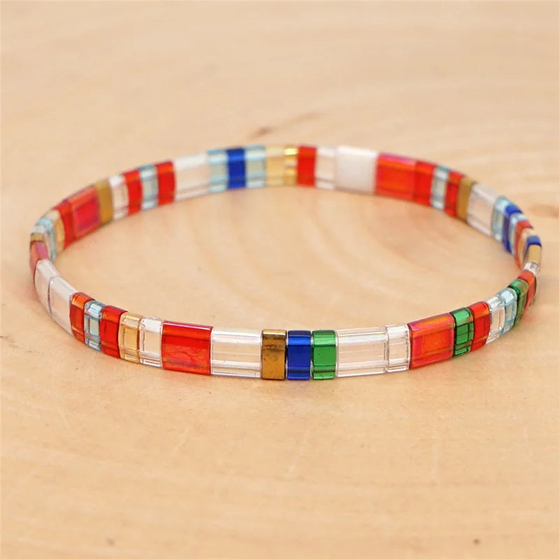 Bracelet miyuki tila multicolore