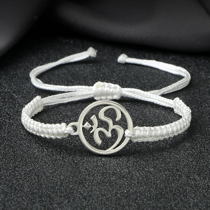 Bracelet porte-bonheur japonais en corde tressée fluide