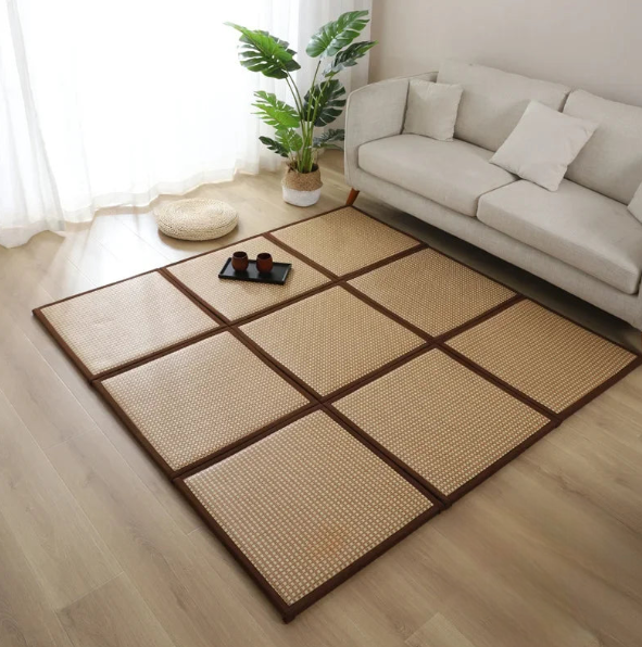 Tapis Tatami Marron