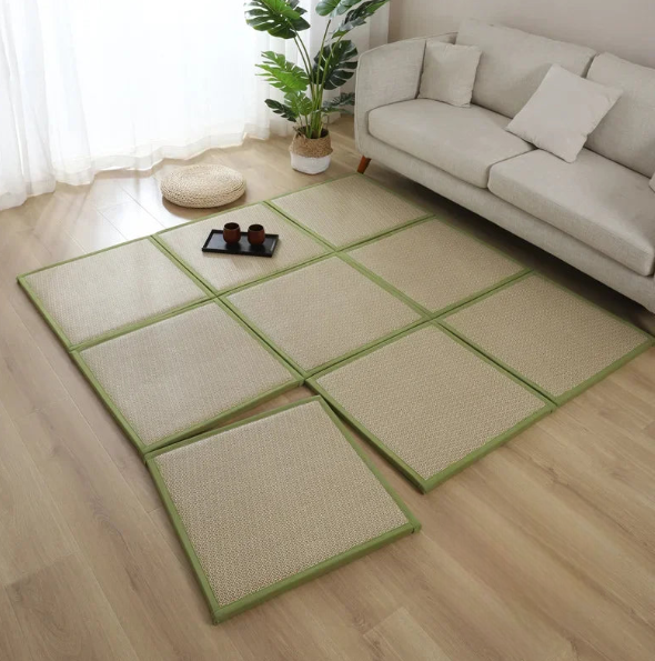 Tatami Japonais Sol vert