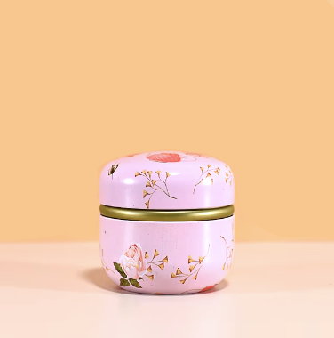 Boîte à Thé Ronde Japonaise