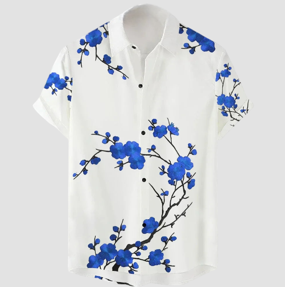 Chemise Fleur Japonaise