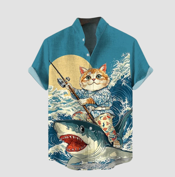 Chemise Rétro Japonaise