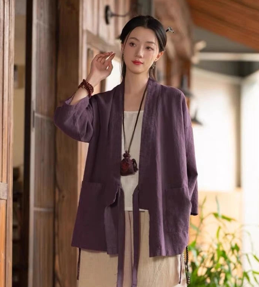 Simple Women's Kimono Jacket 