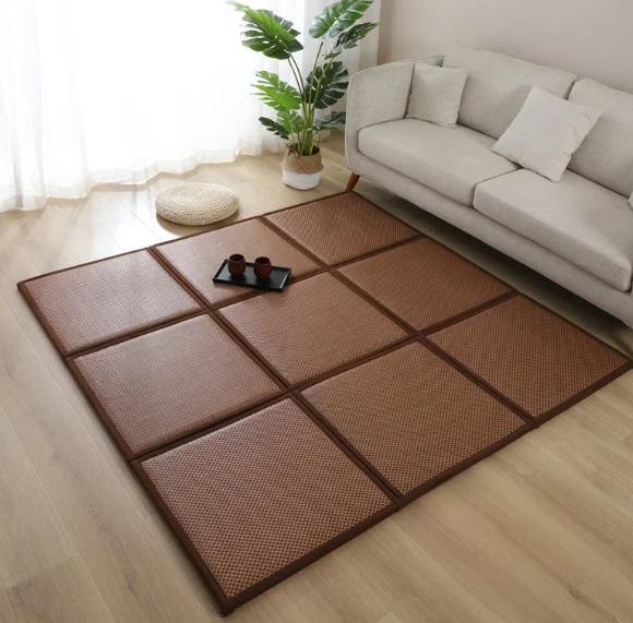 Tapis Tatami Marron foncé