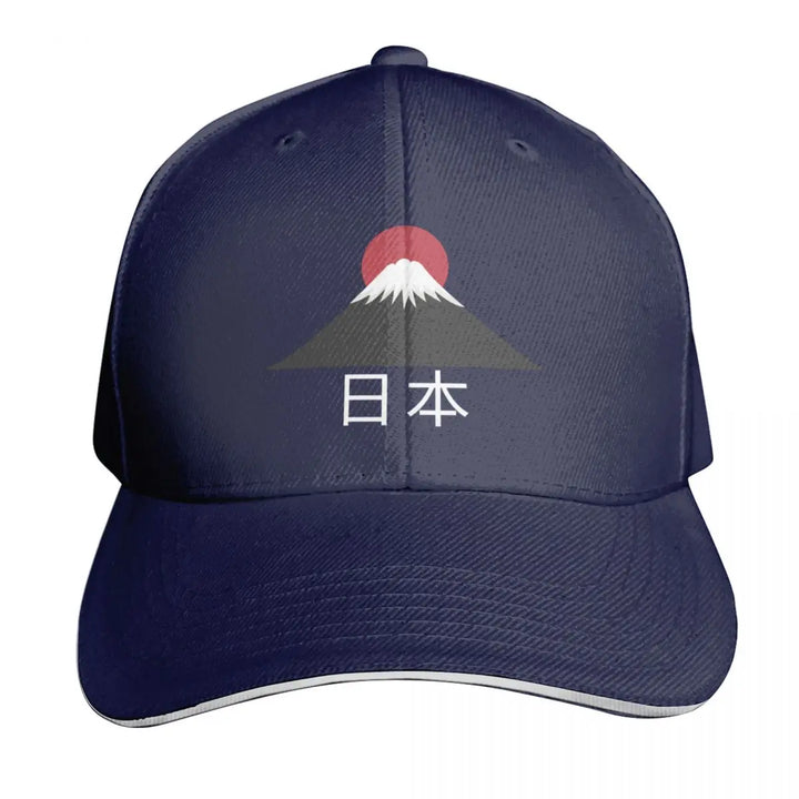 Casquette Fuji Japon Bleu Foncé