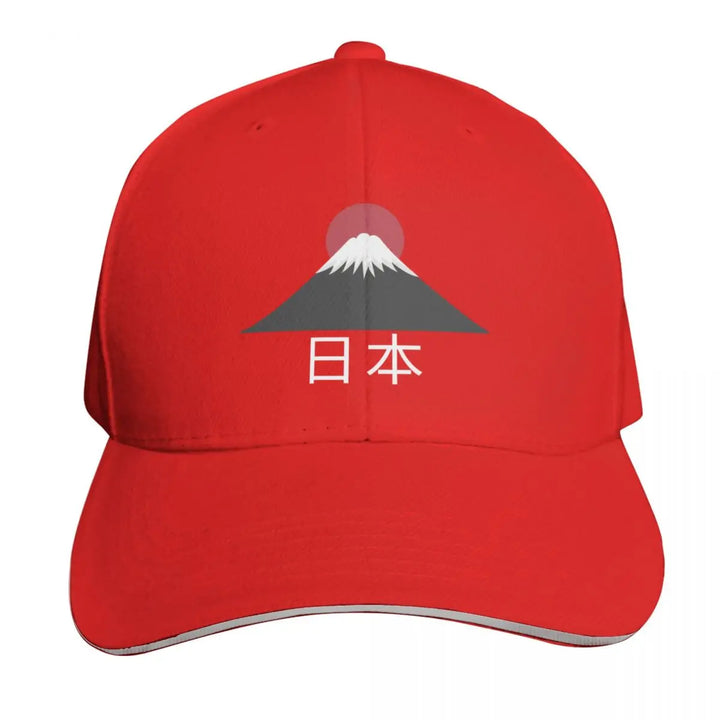 Casquette Fuji Japon Rouge