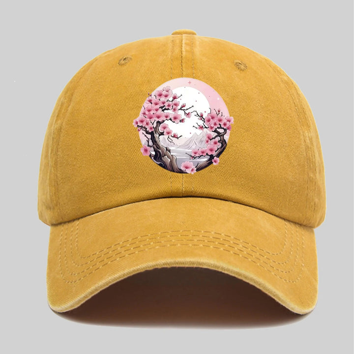 Casquette Japonaise Ajustable Cerisier raffinée