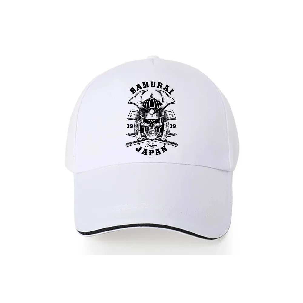 Casquette Japonaise Blanche Samouraï