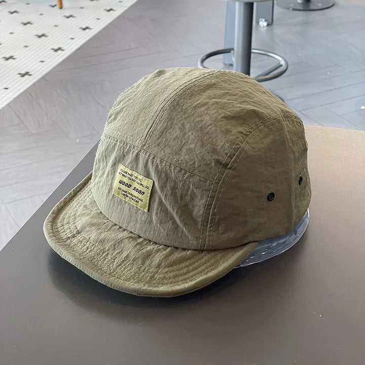 Casquette Japonaise à Bord Court Vert