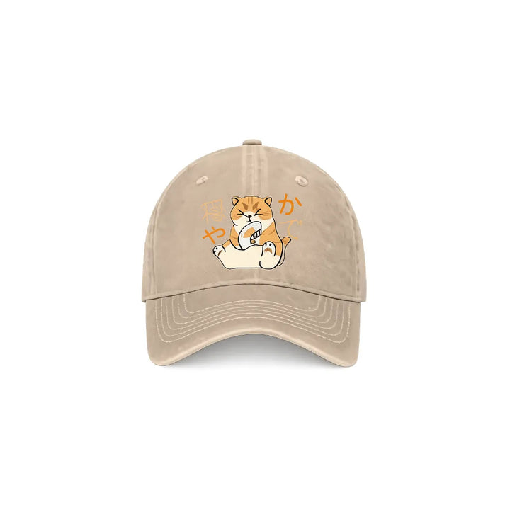 Casquette Japonaise Chat Mignon
