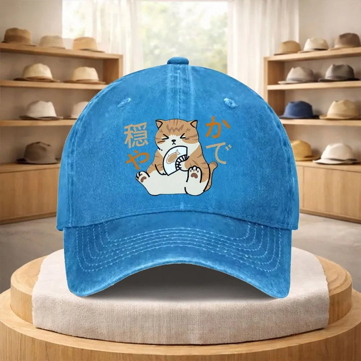 Casquette Japonaise Chat Mignon adorable
