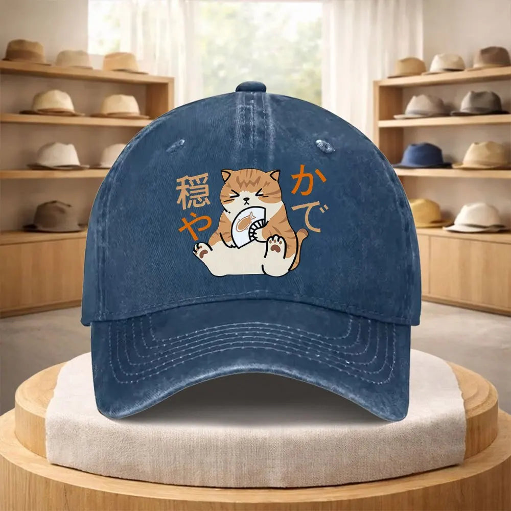 Casquette Japonaise Chat Mignon stylée