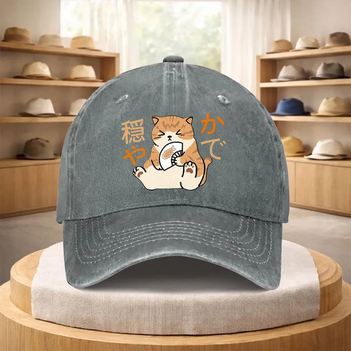 Casquette Japonaise Chat Mignon sympa