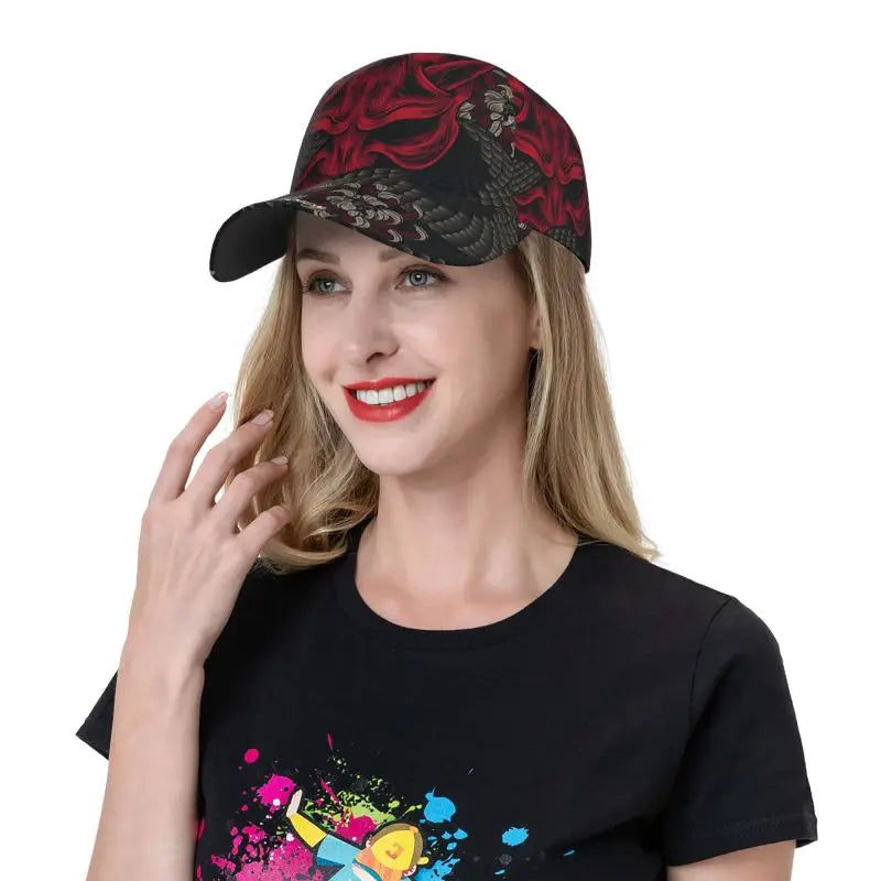 Casquette Japonaise Design Oni raffinée