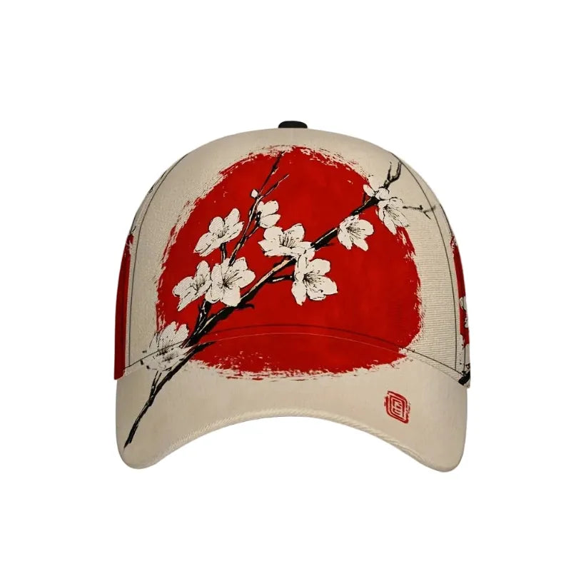 Casquette Japonaise Fleurs de Cerisier Design