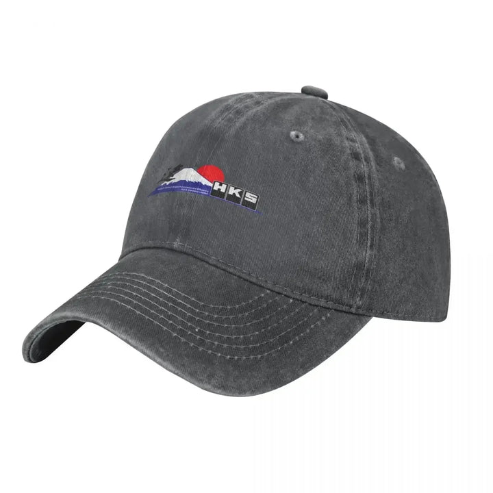 Casquette Japonaise Fujiyama Gris Foncé