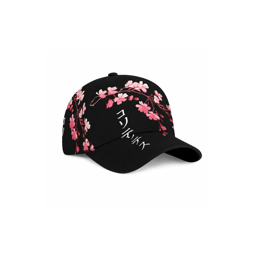 Casquette Japonaise à Imprimé Fleurs de Cerisier moderne