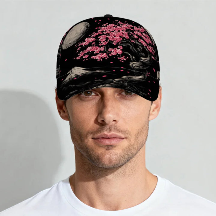 Casquette Japonaise Lune Sakura originale